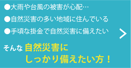 自然災害にしっかり備えたい方