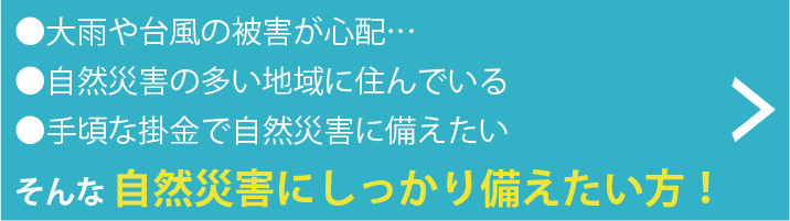 自然災害にしっかり備えたい方